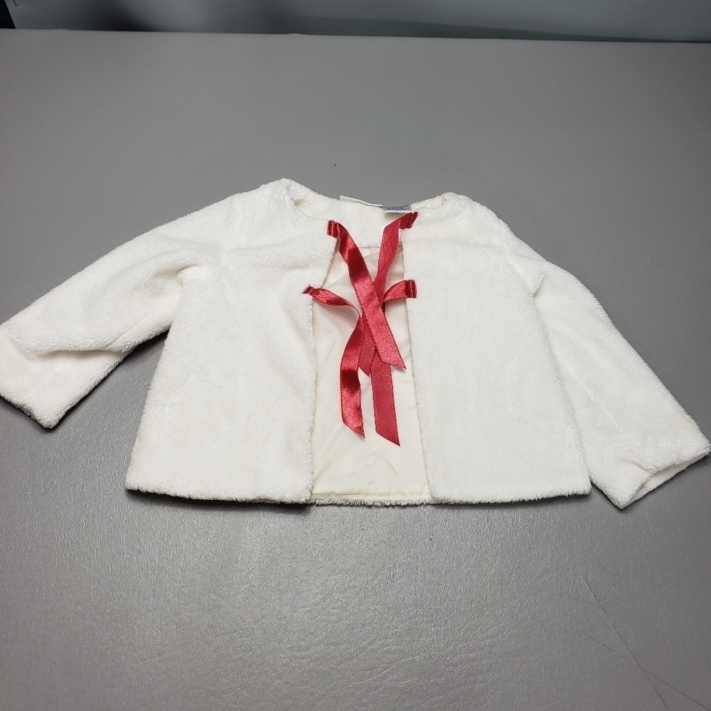 first impressions baby girl soft white sweater size 24 months
